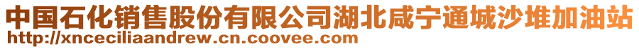 中國(guó)石化銷售股份有限公司湖北咸寧通城沙堆加油站