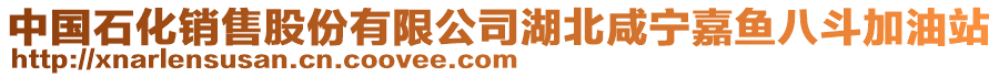 中国石化销售股份有限公司湖北咸宁嘉鱼八斗加油站