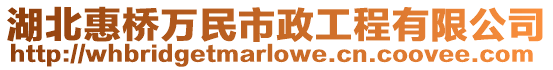 湖北惠橋萬民市政工程有限公司