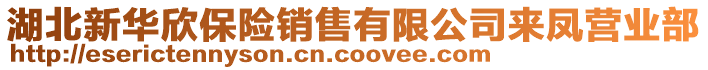 湖北新华欣保险销售有限公司来凤营业部