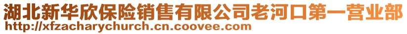 湖北新華欣保險(xiǎn)銷(xiāo)售有限公司老河口第一營(yíng)業(yè)部