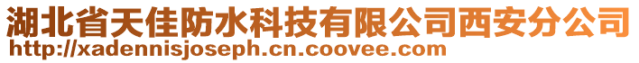 湖北省天佳防水科技有限公司西安分公司