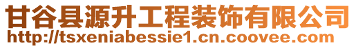 甘谷县源升工程装饰有限公司