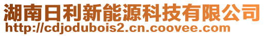 湖南日利新能源科技有限公司