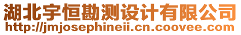 湖北宇恒勘測設(shè)計(jì)有限公司