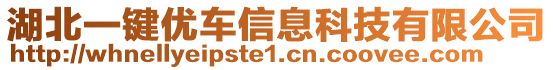 湖北一鍵優(yōu)車信息科技有限公司