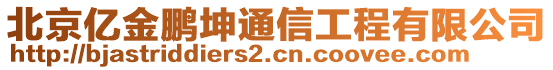 北京億金鵬坤通信工程有限公司