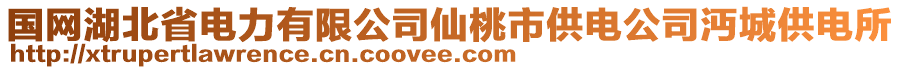 國網湖北省電力有限公司仙桃市供電公司沔城供電所