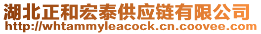 湖北正和宏泰供應鏈有限公司