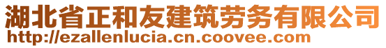 湖北省正和友建筑勞務有限公司