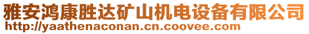雅安鴻康勝達礦山機電設(shè)備有限公司