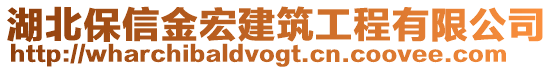 湖北保信金宏建筑工程有限公司