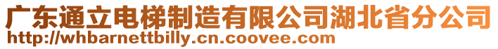 廣東通立電梯制造有限公司湖北省分公司