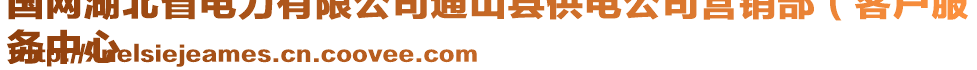 國(guó)網(wǎng)湖北省電力有限公司通山縣供電公司營(yíng)銷部（客戶服
務(wù)中心