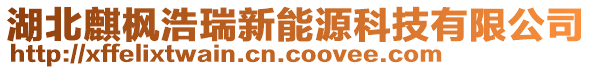 湖北麒楓浩瑞新能源科技有限公司