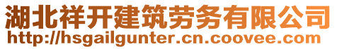 湖北祥开建筑劳务有限公司