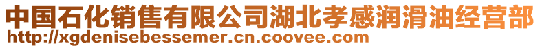 中國(guó)石化銷售有限公司湖北孝感潤(rùn)滑油經(jīng)營(yíng)部