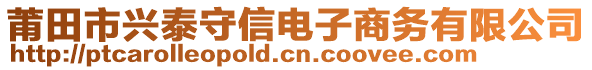 莆田市興泰守信電子商務(wù)有限公司