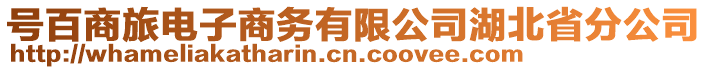 號百商旅電子商務有限公司湖北省分公司