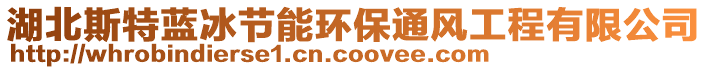 湖北斯特藍(lán)冰節(jié)能環(huán)保通風(fēng)工程有限公司