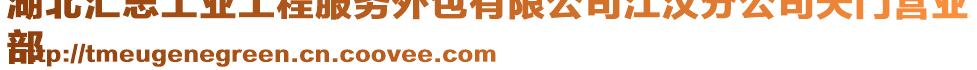 湖北匯思工業(yè)工程服務(wù)外包有限公司江漢分公司天門營業(yè)
部