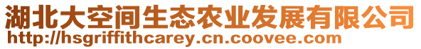 湖北大空間生態(tài)農(nóng)業(yè)發(fā)展有限公司