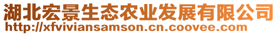 湖北宏景生態(tài)農(nóng)業(yè)發(fā)展有限公司