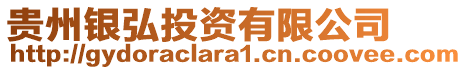 貴州銀弘投資有限公司