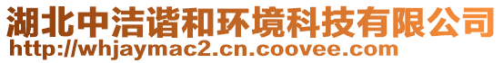 湖北中潔諧和環(huán)境科技有限公司