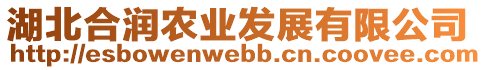 湖北合潤(rùn)農(nóng)業(yè)發(fā)展有限公司