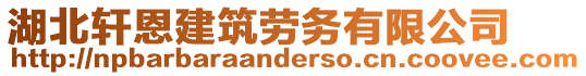 湖北軒恩建筑勞務(wù)有限公司