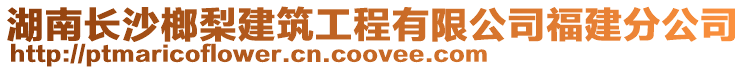 湖南長沙榔梨建筑工程有限公司福建分公司