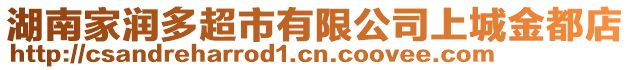 湖南家潤多超市有限公司上城金都店