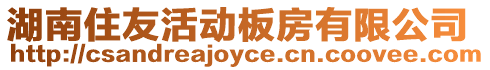 湖南住友活動板房有限公司