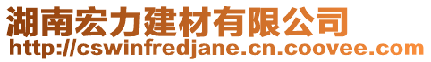 湖南宏力建材有限公司