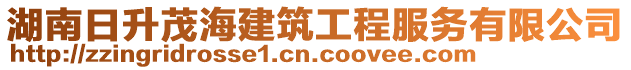 湖南日升茂海建筑工程服務有限公司