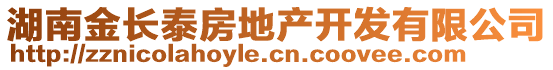 湖南金長泰房地產(chǎn)開發(fā)有限公司