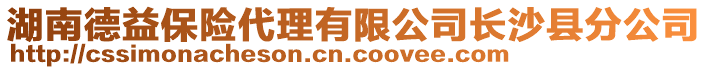 湖南德益保險(xiǎn)代理有限公司長沙縣分公司