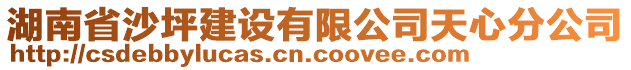 湖南省沙坪建設(shè)有限公司天心分公司