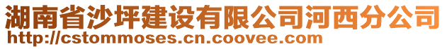 湖南省沙坪建設(shè)有限公司河西分公司