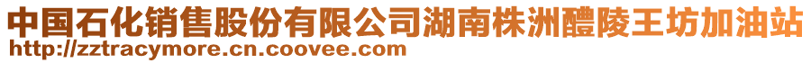 中國(guó)石化銷售股份有限公司湖南株洲醴陵王坊加油站