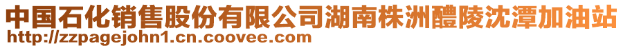 中國石化銷售股份有限公司湖南株洲醴陵沈潭加油站