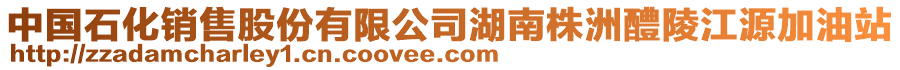 中國(guó)石化銷(xiāo)售股份有限公司湖南株洲醴陵江源加油站