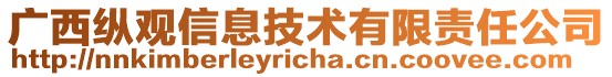 廣西縱觀信息技術(shù)有限責任公司