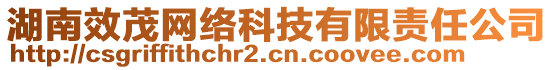 湖南效茂網(wǎng)絡(luò)科技有限責(zé)任公司