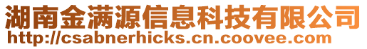 湖南金滿源信息科技有限公司