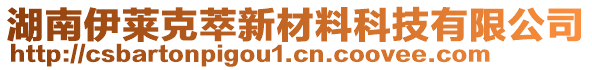 湖南伊萊克萃新材料科技有限公司