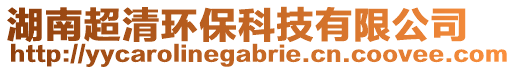 湖南超清環(huán)保科技有限公司