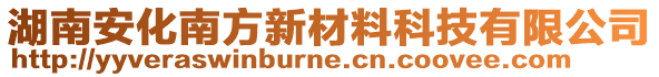 湖南安化南方新材料科技有限公司