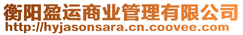 衡陽盈運(yùn)商業(yè)管理有限公司